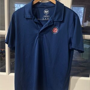 47 Navy Polo with Chicago Cubs Patch